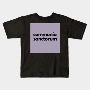 communio sanctorum, purple Kids T-Shirt